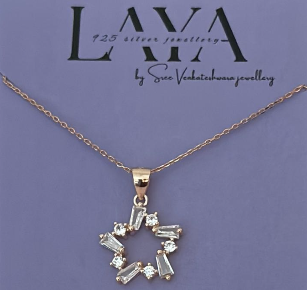 Sterling Silver Cluster Pendant