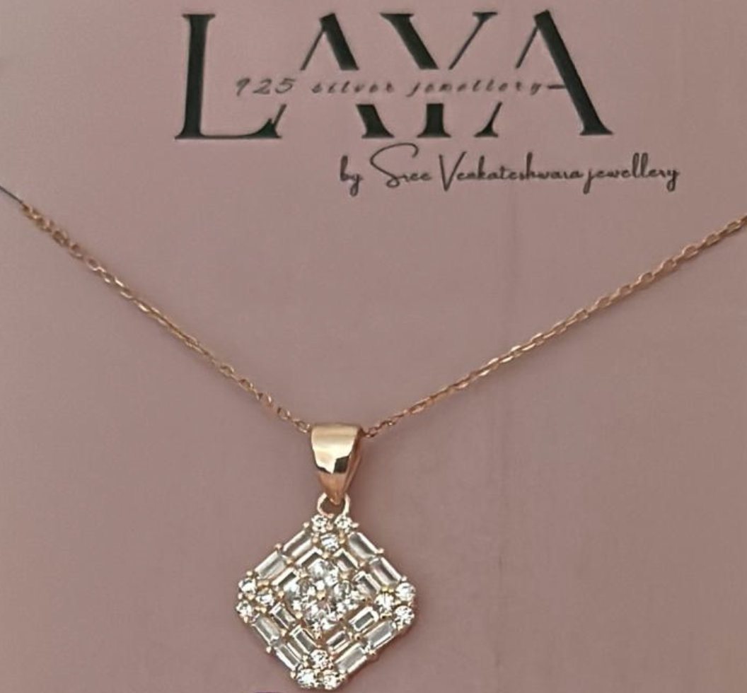 925 Silver Mesh Pendant